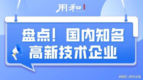 國(guó)內(nèi)知名高新技術(shù)企業(yè)大盤點(diǎn)與技術(shù)交流